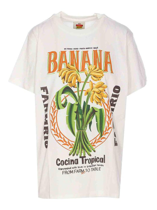 FARM RIO T-shirt Banana Cocina Off-white