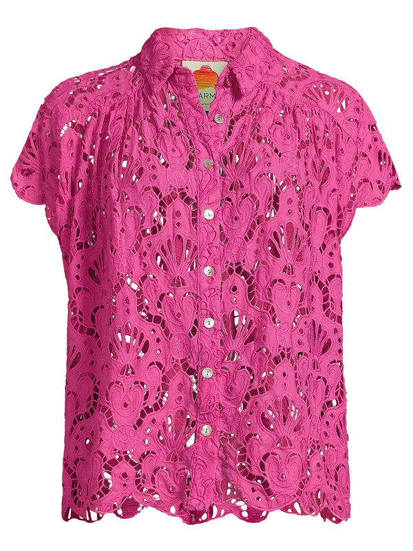 FARM RIO Camicia Seashell Eyelet