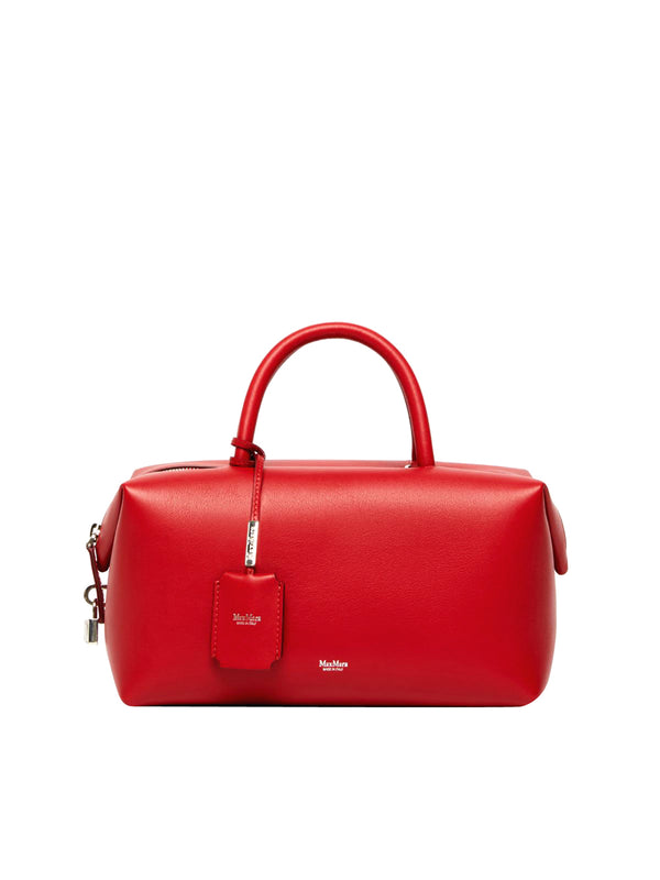 MAX MARA ACCESSORI bauletto medio in pelle naturale
