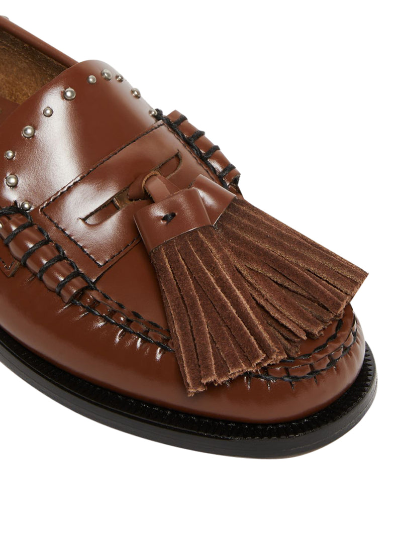 MAX MARA ACCESSORI WEEKEND Mocassino in pelle con nappe