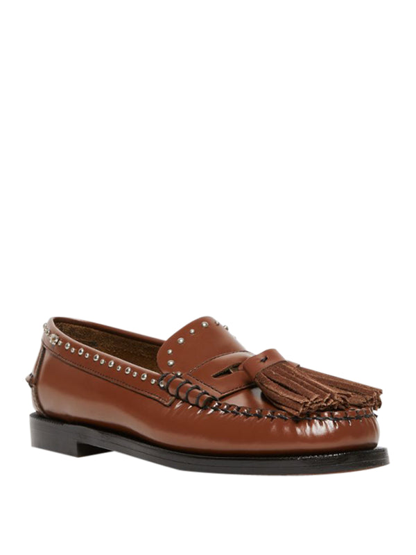 MAX MARA ACCESSORI WEEKEND Mocassino in pelle con nappe