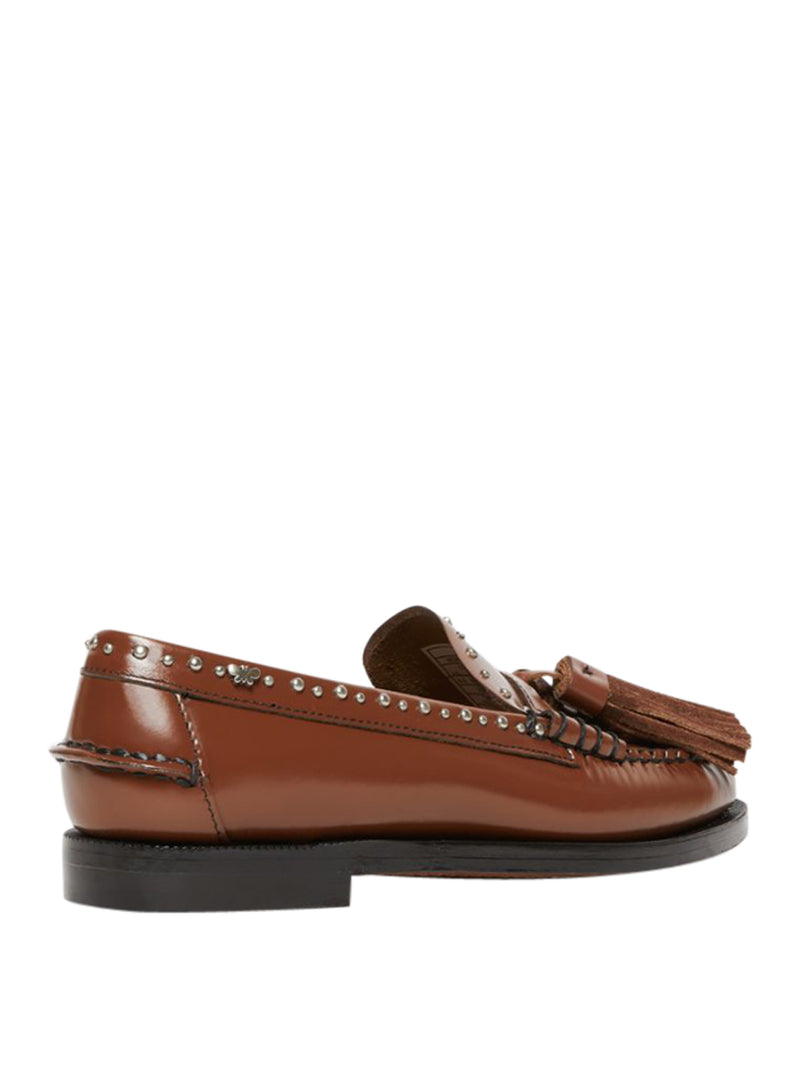 MAX MARA ACCESSORI WEEKEND Mocassino in pelle con nappe