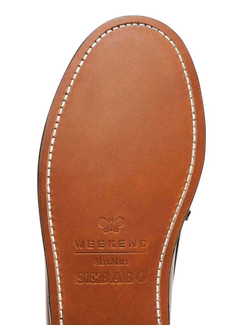MAX MARA ACCESSORI WEEKEND Mocassino in pelle con nappe