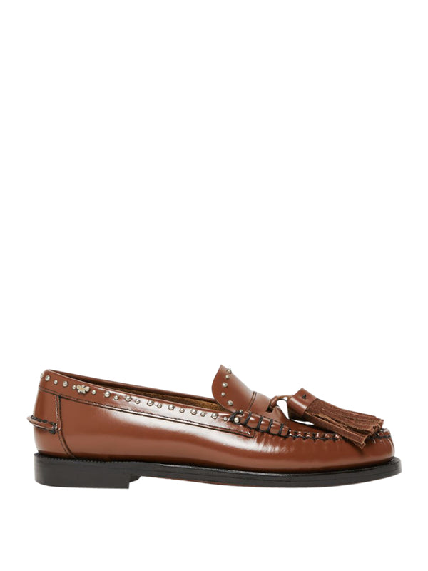 MAX MARA ACCESSORI WEEKEND Mocassino in pelle con nappe