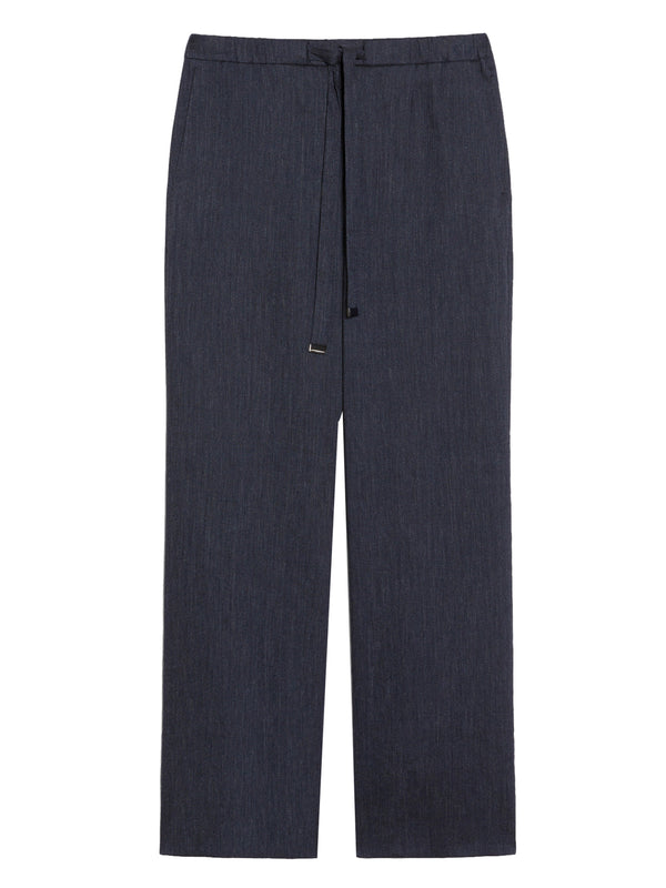 MAX MARA S Pantalone jogging effetto denim