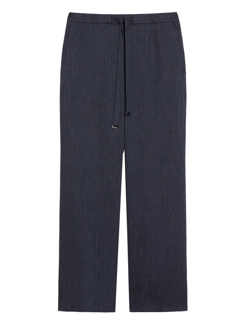 MAX MARA S Pantalone jogging effetto denim