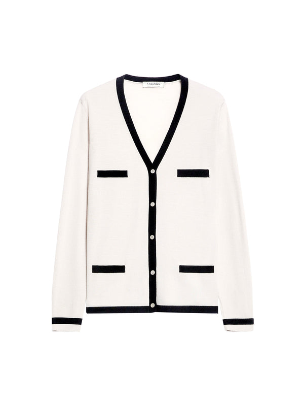 MAX MARA S Cardigan in filato di pura lana