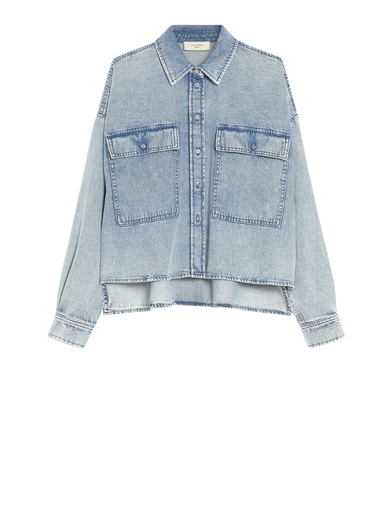 MAX MARA WEEKEND Camicia boxy in denim