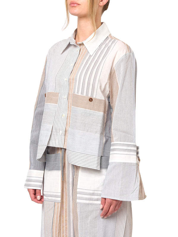PHISIQUE DU ROLE Camicia corta rigata