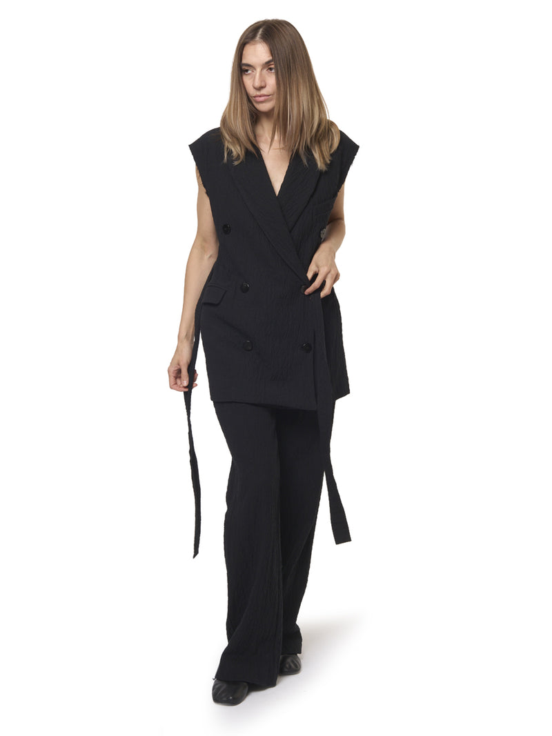 COLLECTION PRIVÉE Gilet Doppiopetto con Cintura