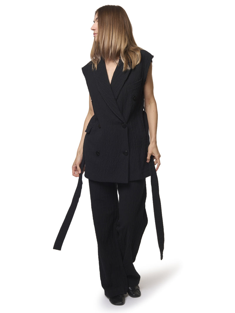 COLLECTION PRIVÉE Gilet Doppiopetto con Cintura