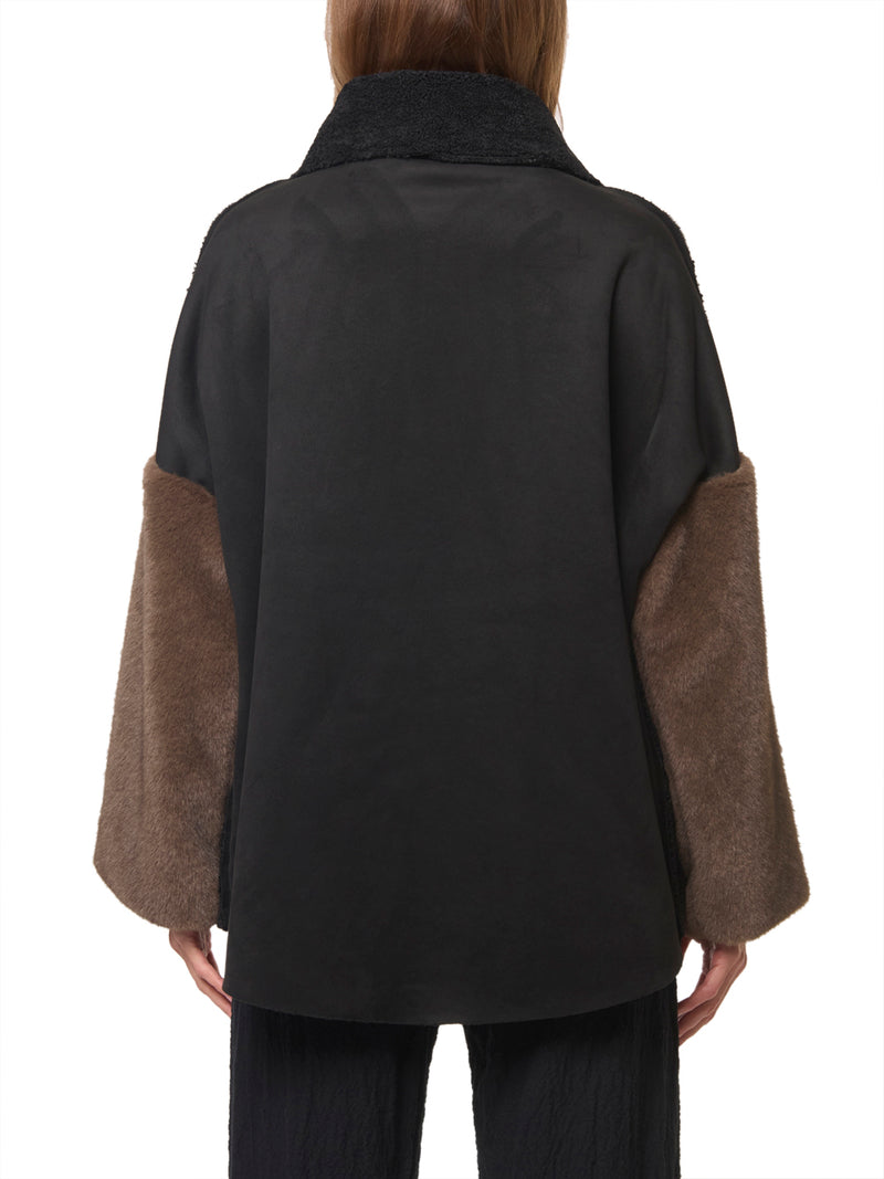 COLLECTION PRIVÉE Giacca in Shearling con Insterti