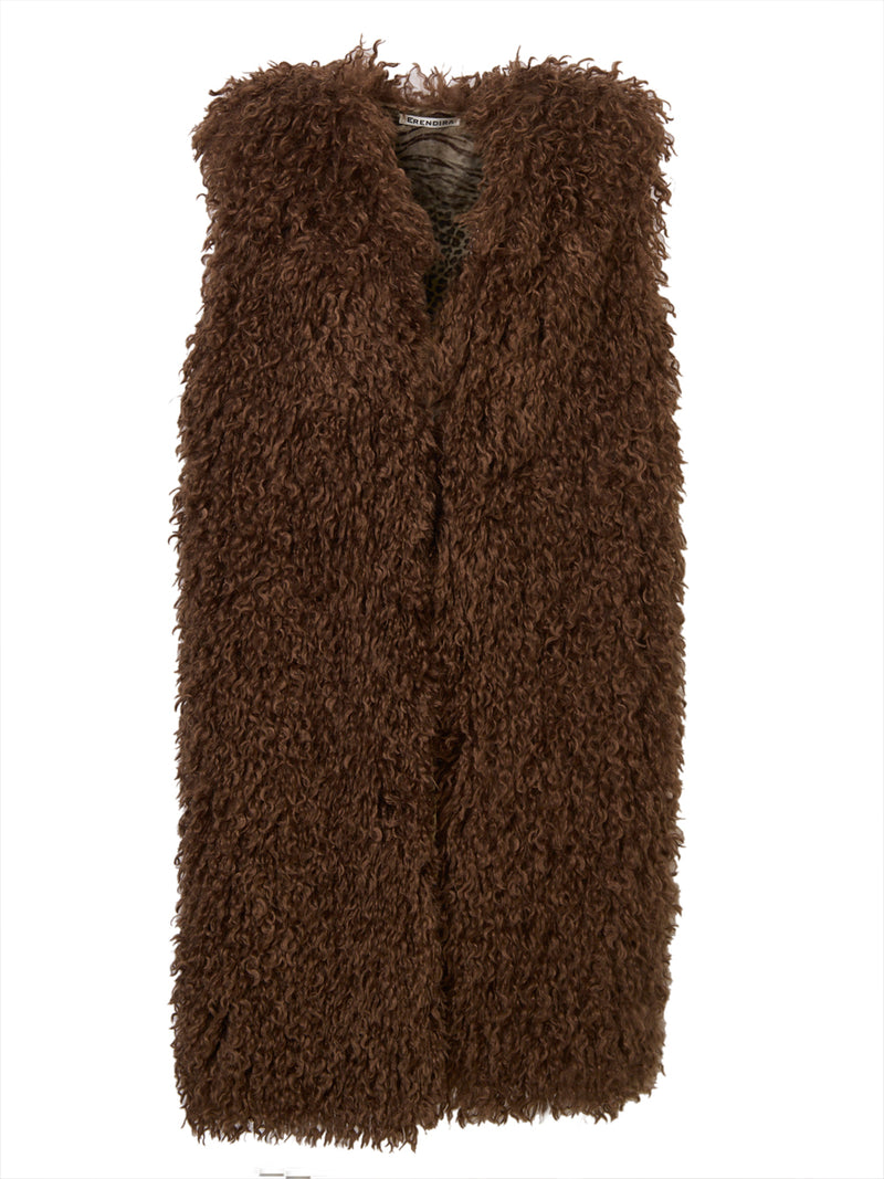 ERENDIRA Gilet Midi Teddy