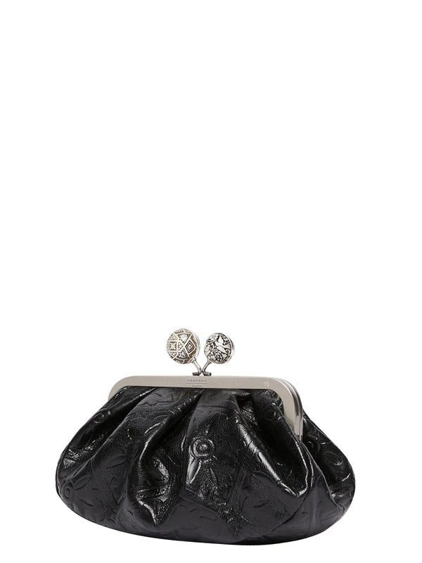 MAX MARA ACCESSORI WEEKEND Borsa Pasticcino Spanish Heritage Nera