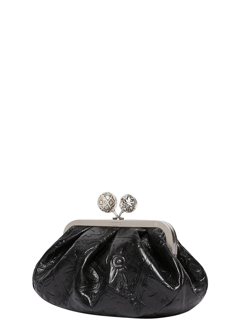 MAX MARA ACCESSORI WEEKEND Borsa Pasticcino Spanish Heritage Nera