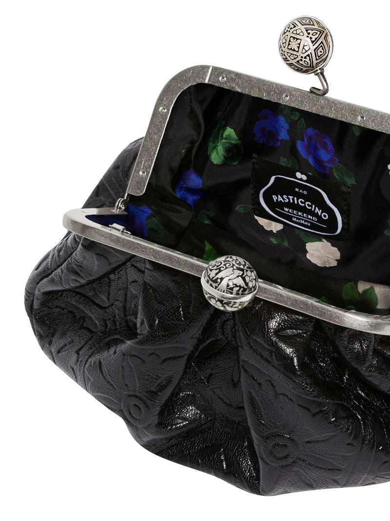 MAX MARA ACCESSORI WEEKEND Borsa Pasticcino Spanish Heritage Nera