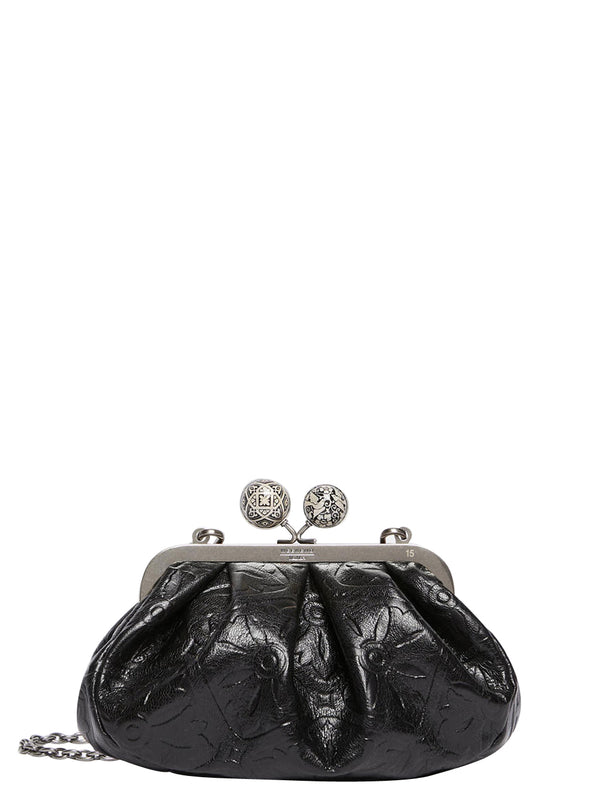 MAX MARA ACCESSORI WEEKEND Borsa Pasticcino Spanish Heritage Nera