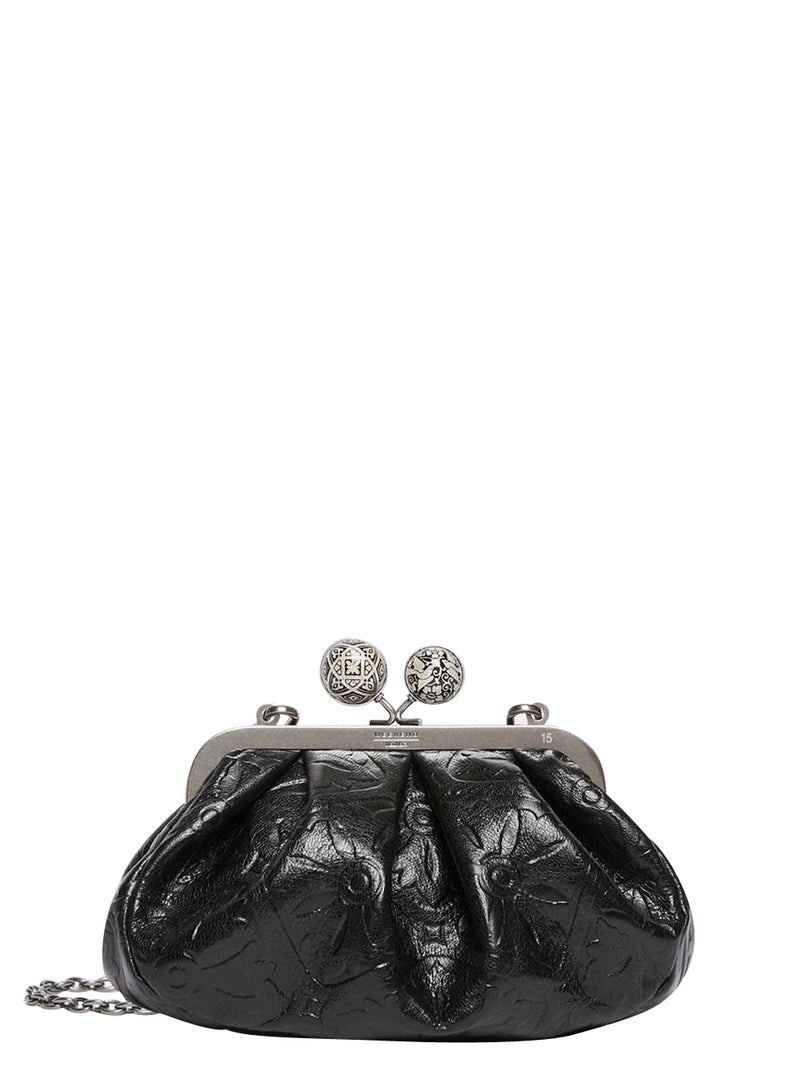 MAX MARA ACCESSORI WEEKEND Borsa Pasticcino Spanish Heritage Nera