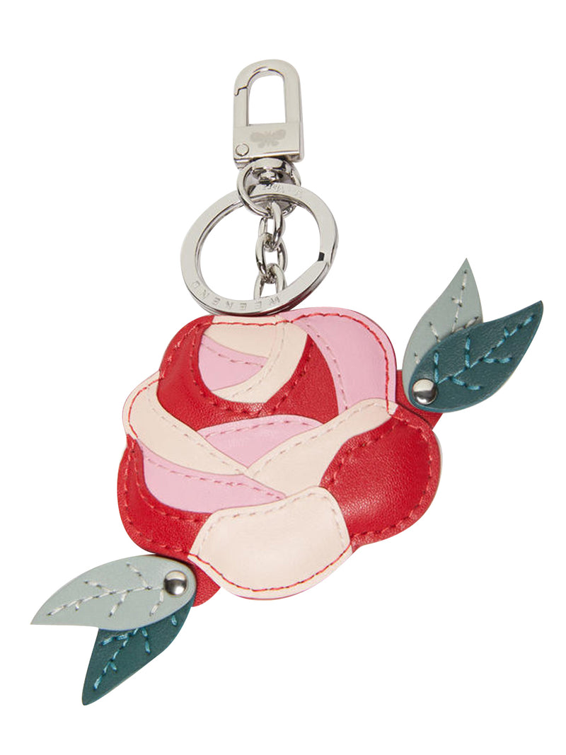MAX MARA ACCESSORI WEEKEND Portachiavi in Pelle Sagoma Rosa Fantino