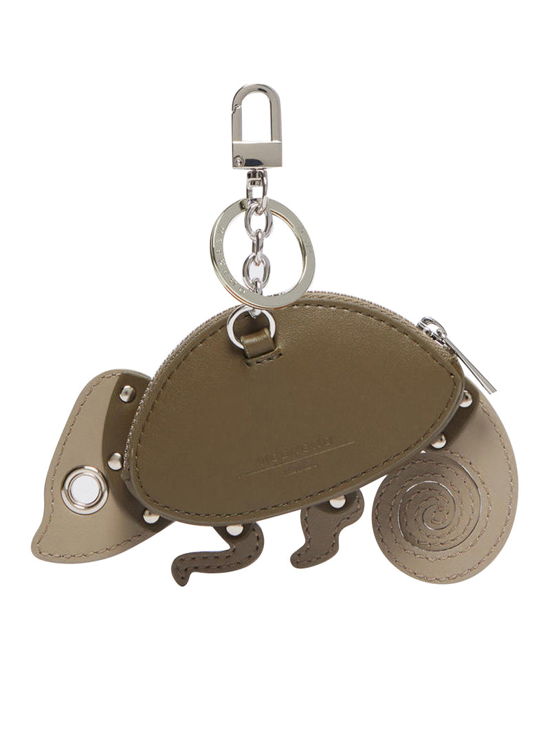 MAX MARA ACCESSORI WEEKEND Portachiavi Seta in Pelle Sagoma Camaleonte
