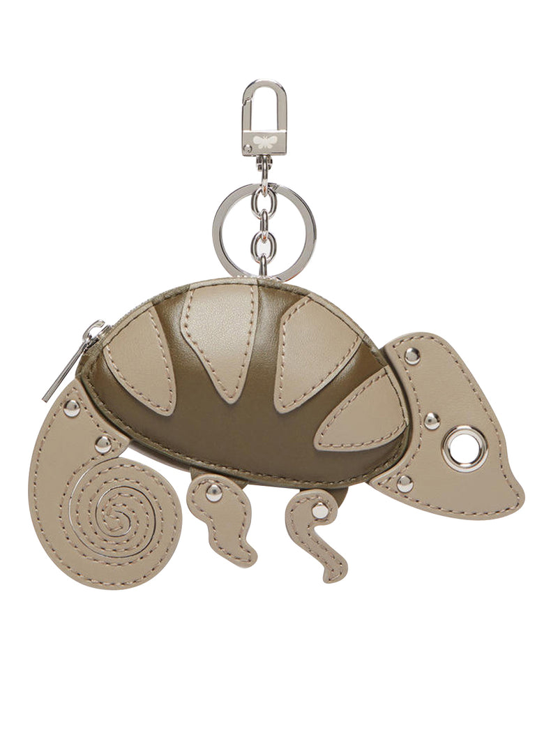 MAX MARA ACCESSORI WEEKEND Portachiavi Seta in Pelle Sagoma Camaleonte