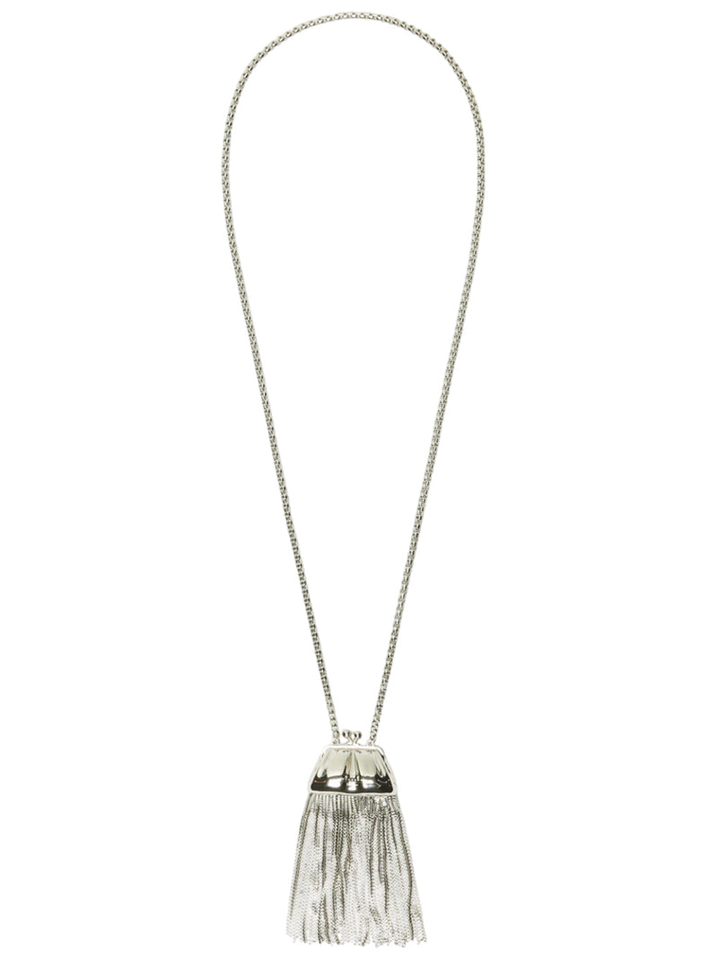 MAX MARA ACCESSORI WEEKEND Collana con Charm Pasticcino Bag Argento