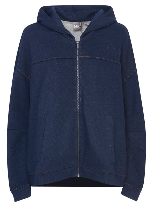 MAX MARA MM Felpa in Cotone effetto Denim Yale