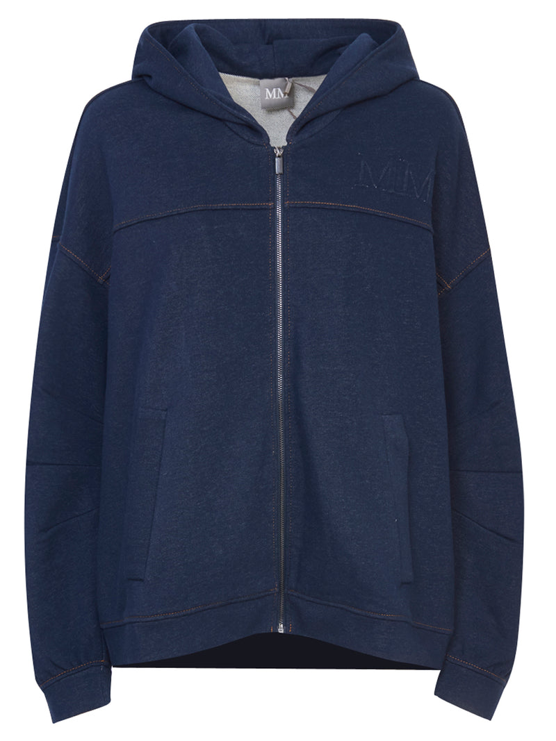 MAX MARA MM Felpa in Cotone effetto Denim Yale