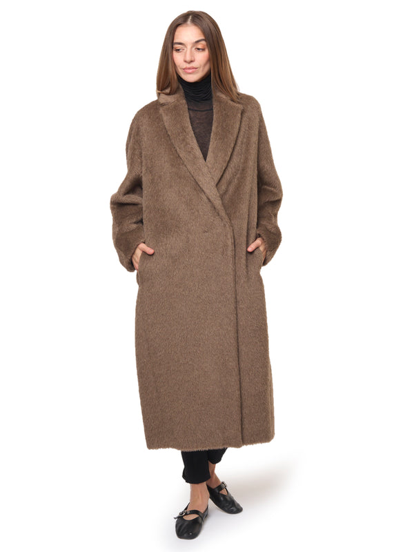 MAX MARA S Cappotto a Pelo Lungo Giorgia
