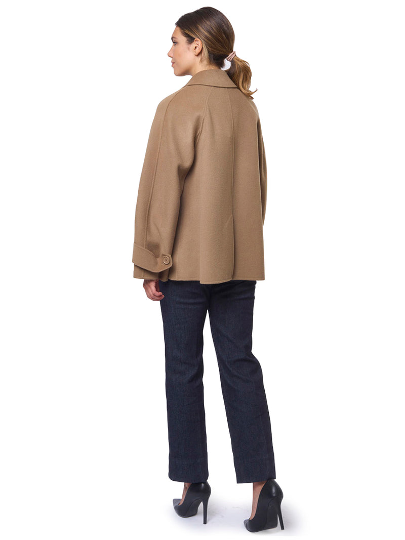 MAX MARA S Trench Corto Doppiopetto con Cintura Louis