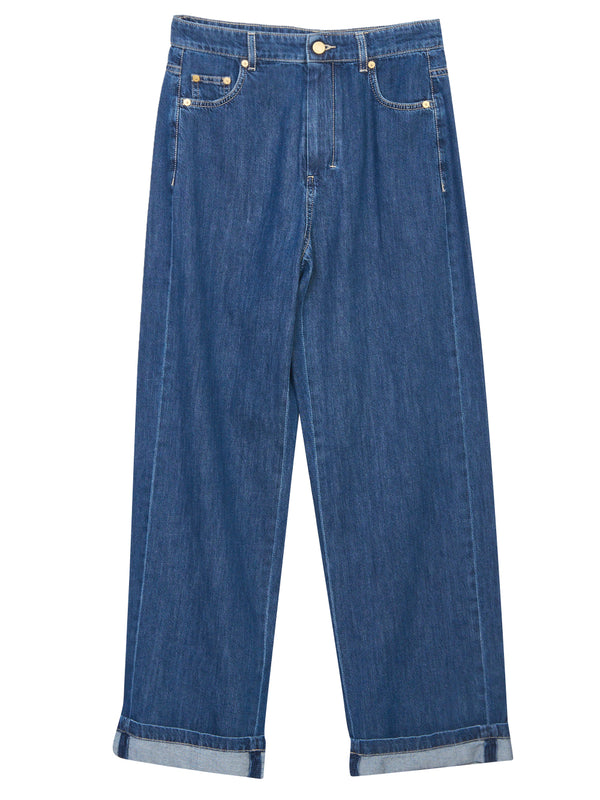 MAX MARA S Jeans Con Risvolti Eles