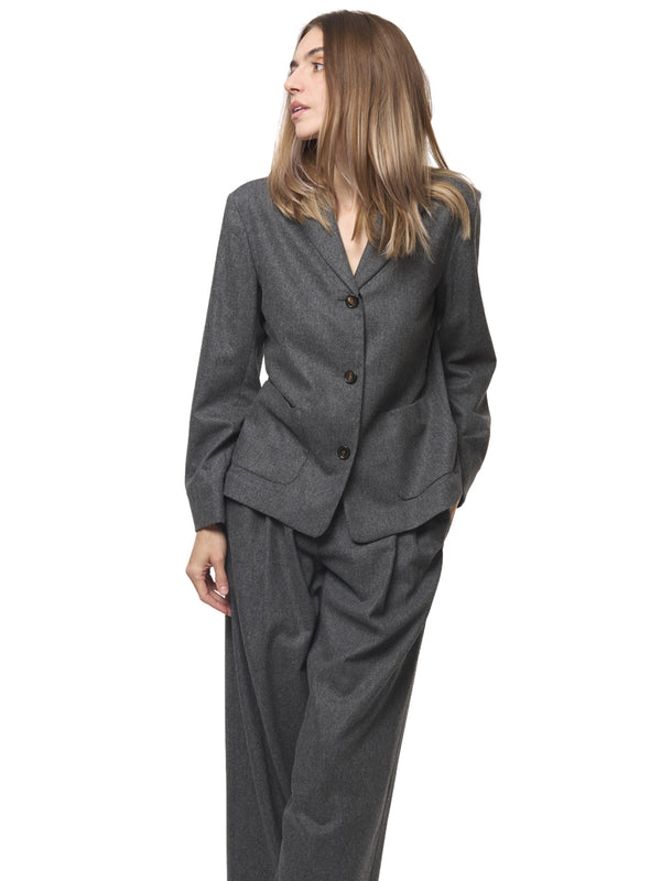 MAX MARA S Giacca Monopetto in Flanella Dora