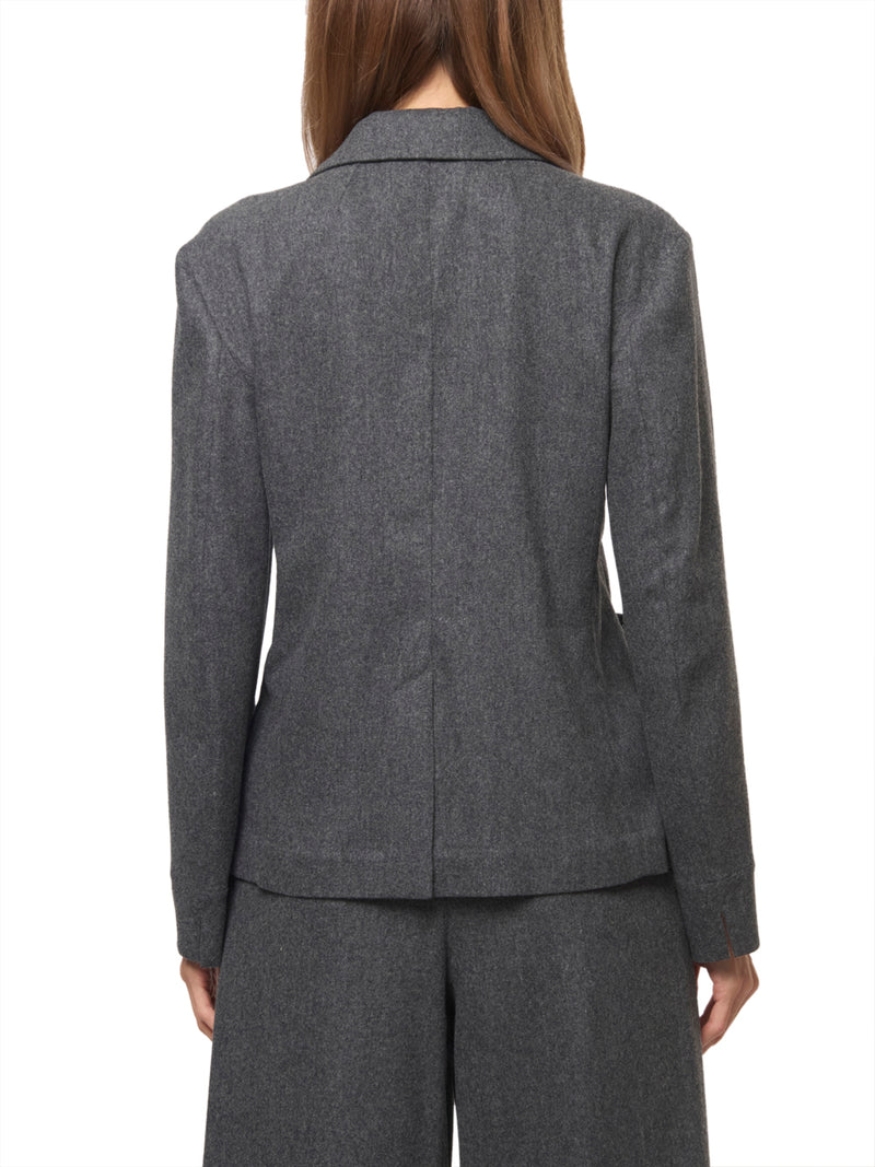 MAX MARA S Giacca Monopetto in Flanella Dora
