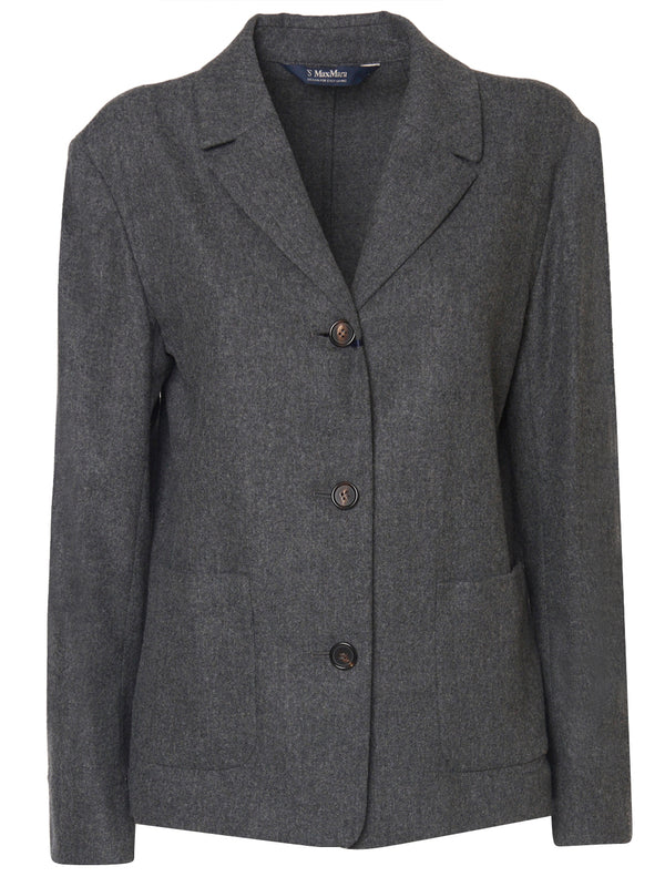 MAX MARA S Giacca Monopetto in Flanella Dora