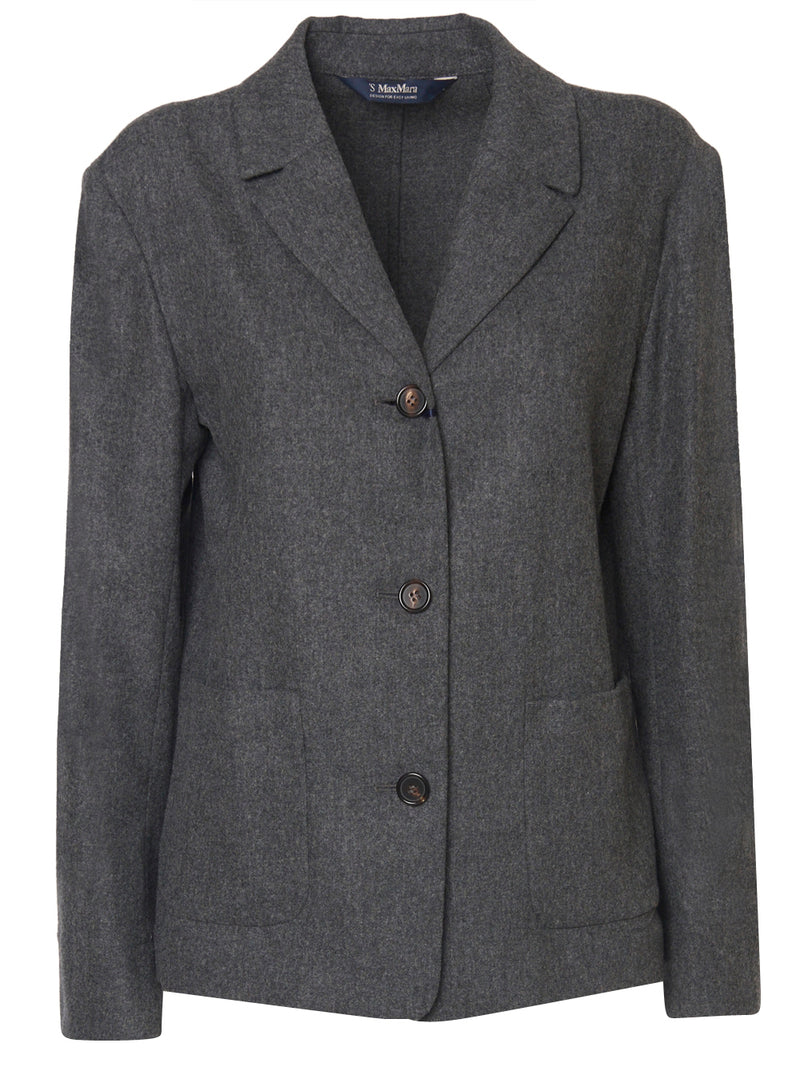 MAX MARA S Giacca Monopetto in Flanella Dora