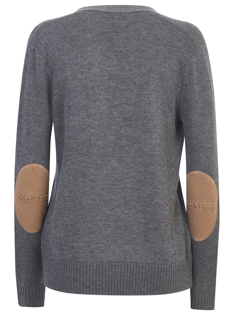 MAX MARA S Cardigan con Toppe sui Gomiti Apollo