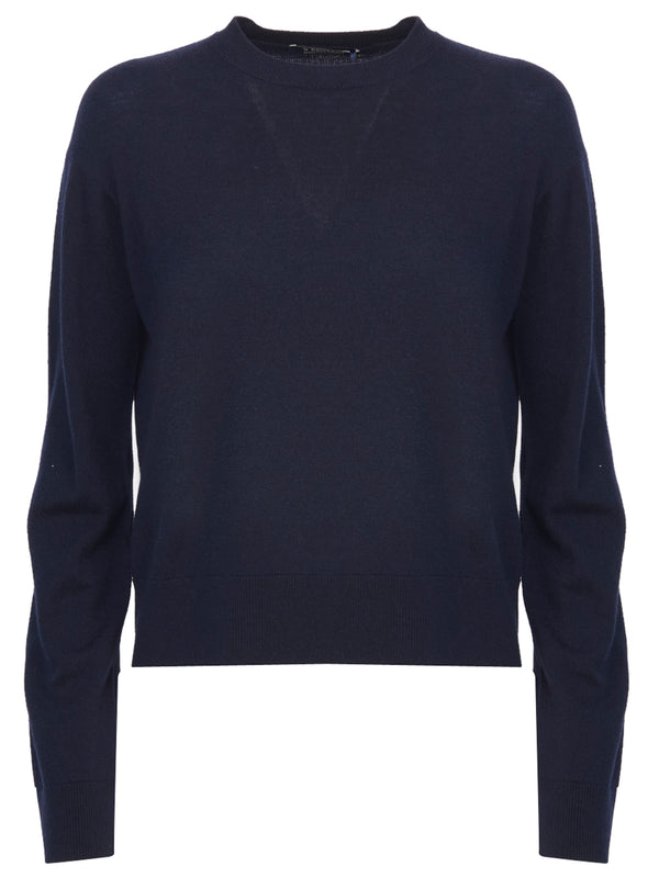 MAX MARA S Maglia con Toppe con Logo Eco