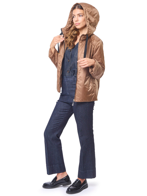 MAX MARA THE CUBE Giacca in Tela Antigoccia Greenh