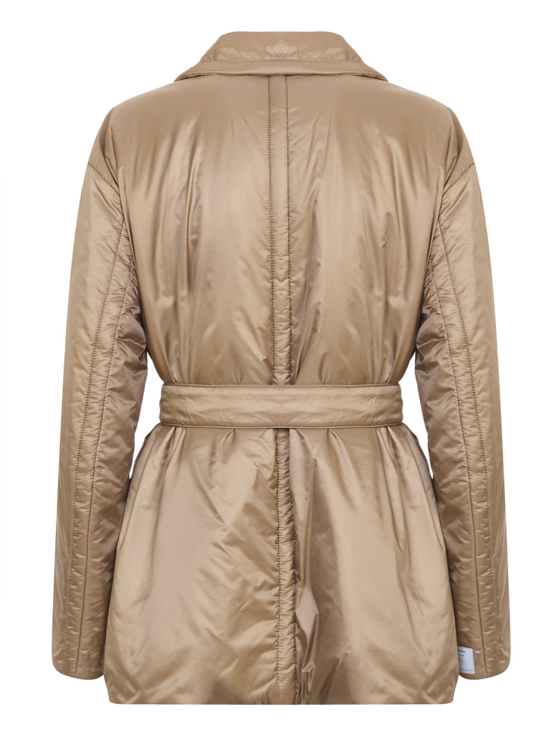 MAX MARA THE CUBE Trench Corto Doppiopetto Imbottito Calla