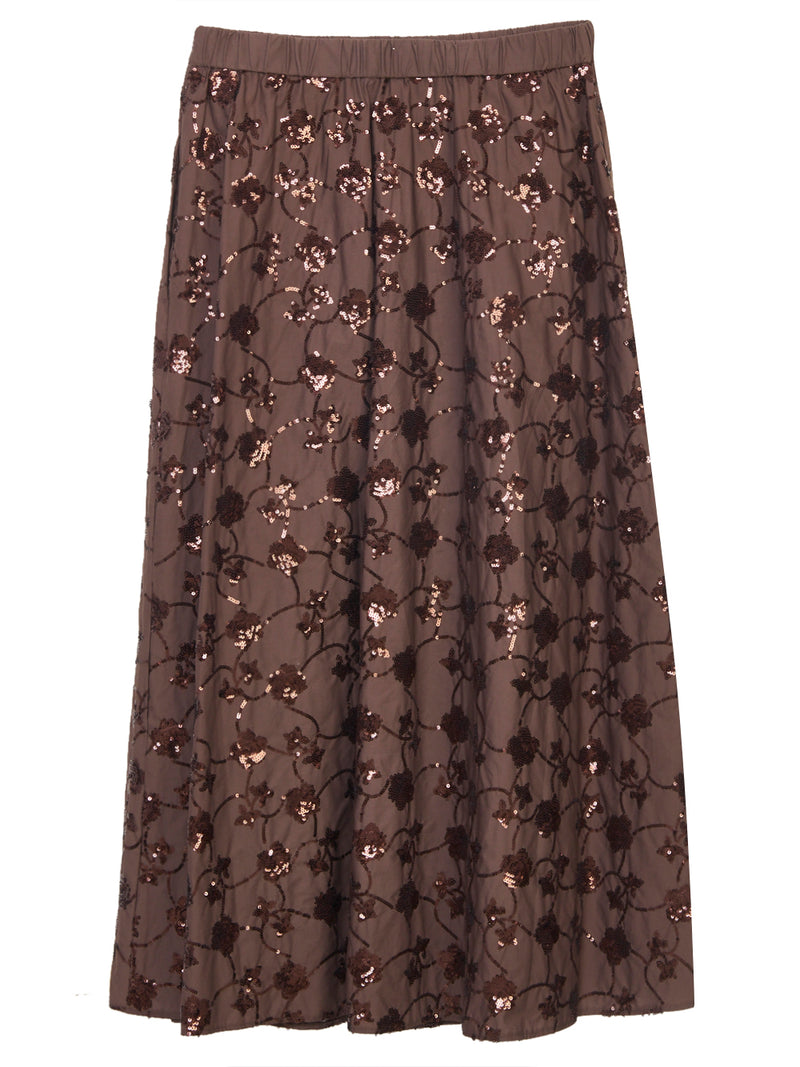 MAX MARA WEEKEND Gonna Midi con Paillette All-over Tempra