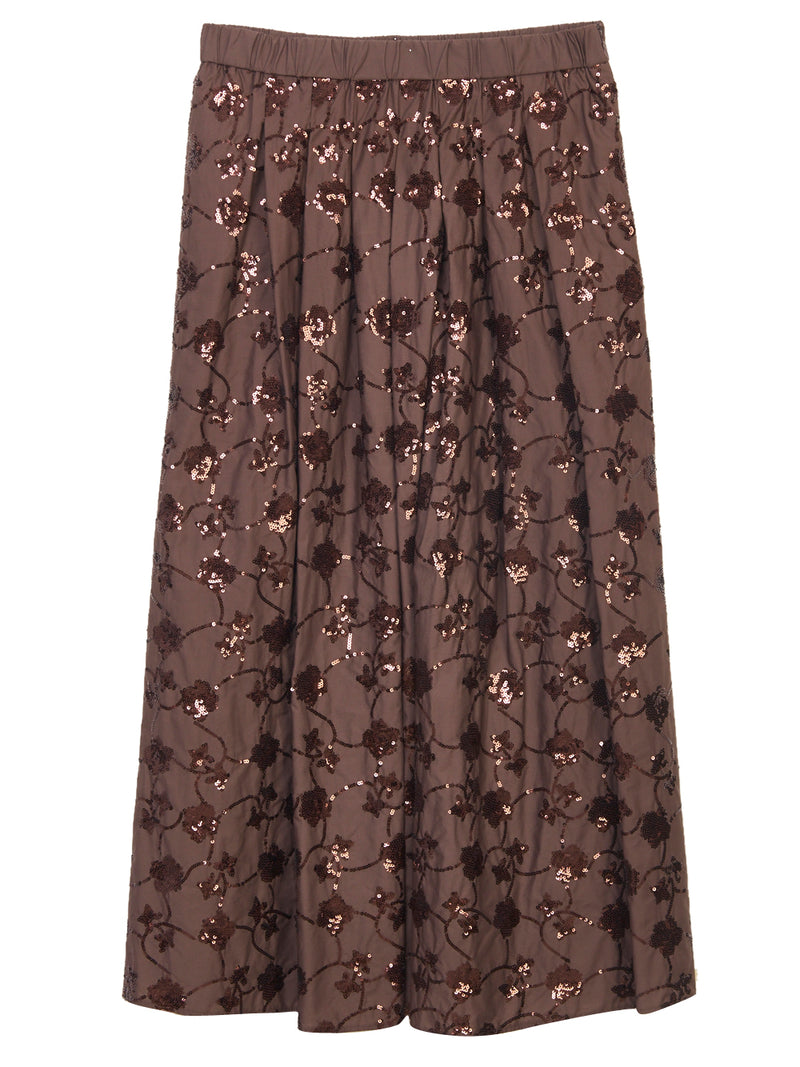 MAX MARA WEEKEND Gonna Midi con Paillette All-over Tempra