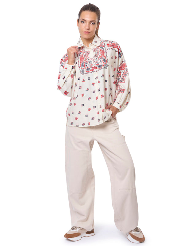 MAX MARA WEEKEND Camicia Over in Popeline di Cotone Adda