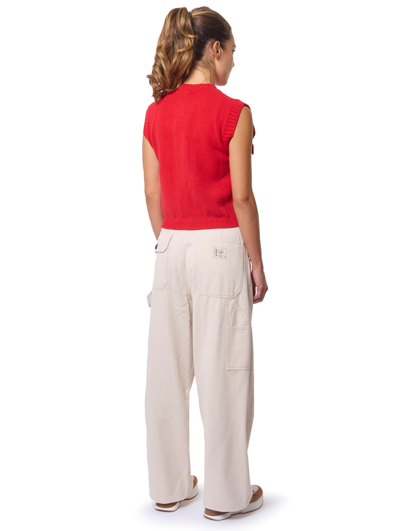 MAX MARA WEEKEND Pantalone con Toppe e Dettagli Carpenter Caronte