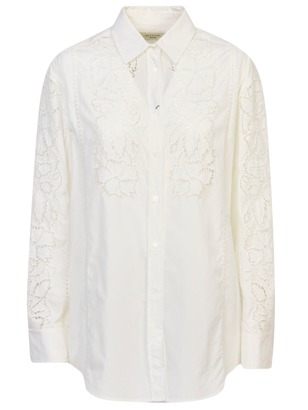 MAX MARA WEEKEND Camicia con Ricamo Sangallo Elmi