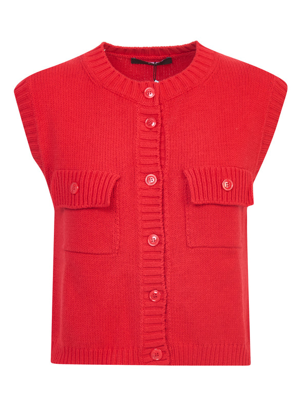 MAX MARA WEEKEND Gilet in Filato Caprara