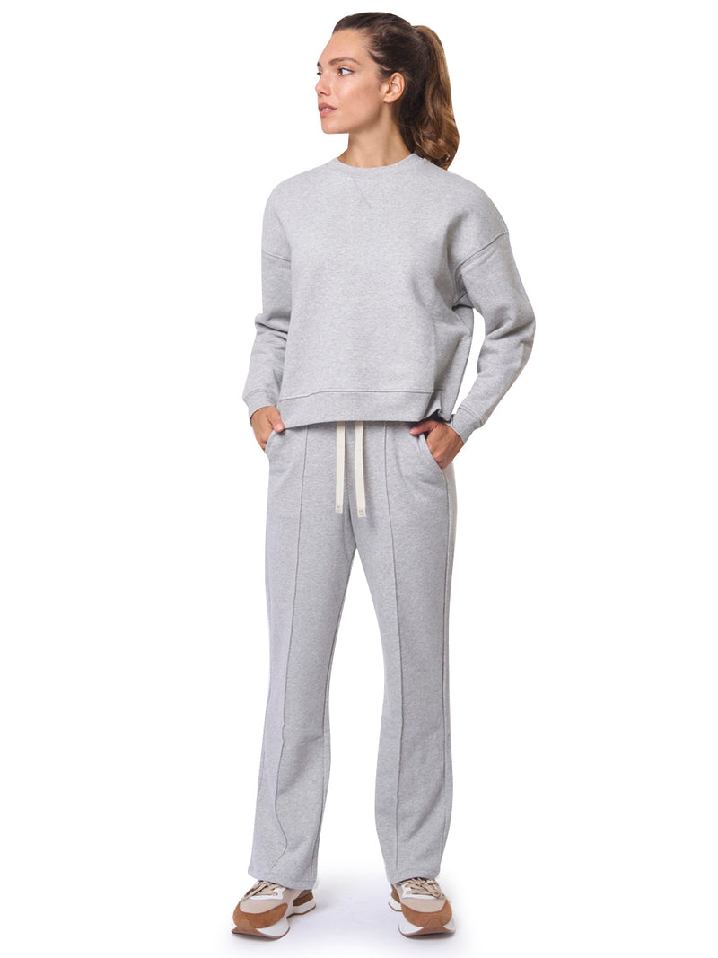 MAX MARA WEEKEND Felpa Crop in Jersey di Cotone Gerba