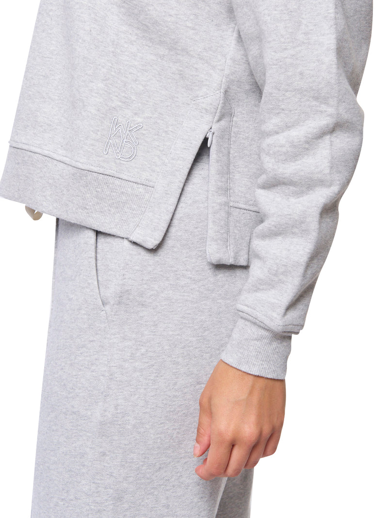 MAX MARA WEEKEND Felpa Crop in Jersey di Cotone Gerba