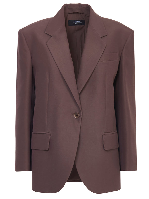MAXMARA WEEKAND Blazer Monopetto Oversize Floc
