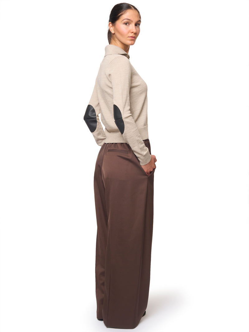 MM6 Crdigan con Toppe sui Gomiti