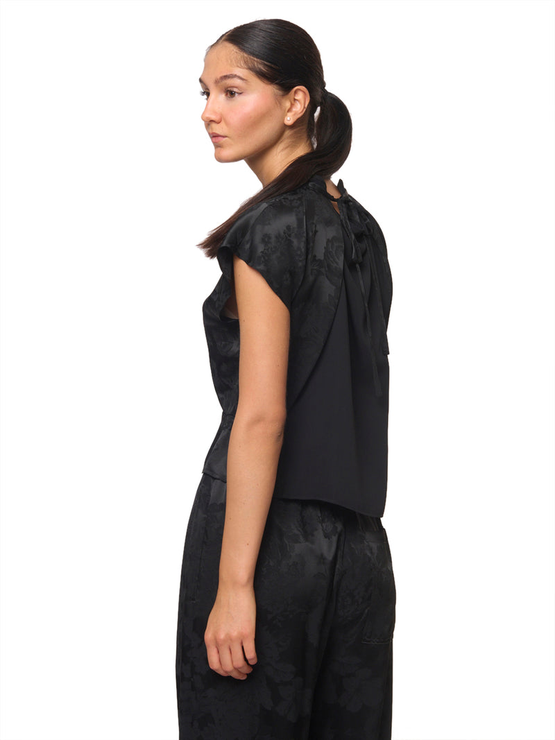 MM6 Blusa Jacquard a Fiori